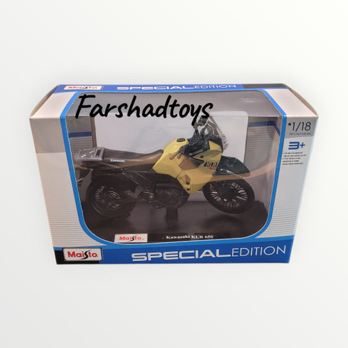 ماکت فلزی موتور کاوازاکی KLR 650 مایستو مقیاس ۱/۱۸