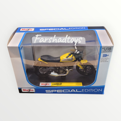 ماکت موتورسیکلت مدل Ducati Scrambler برند مایستو مقیاس1/18