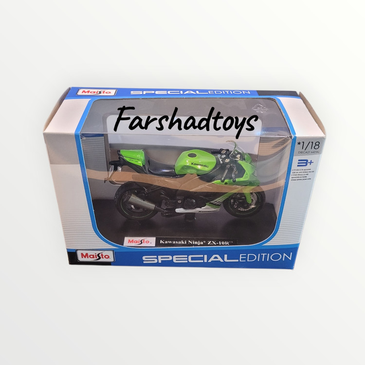 ماکت موتور سیکلت Kawasaki Ninja ZX 10R برند مایستو مقیاس1/18