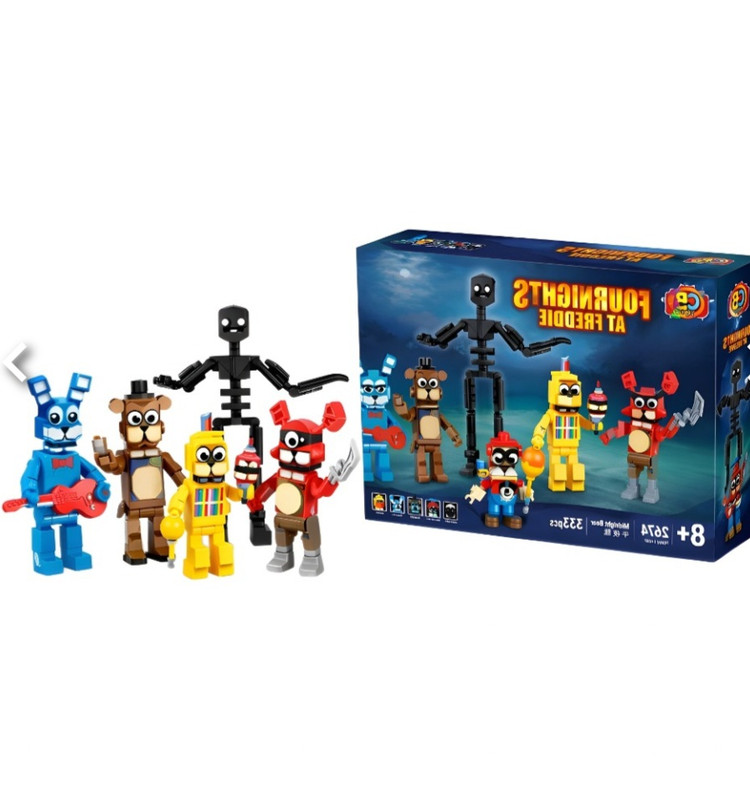 لگو فیگورهای Five Nights At Freddy's برند CB Toys مدل 2674 مجموعه 6 شخصیت بازی FNAF