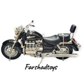 نمای جانبی ماکت موتور Honda Valkyrie Black برند MotorMax