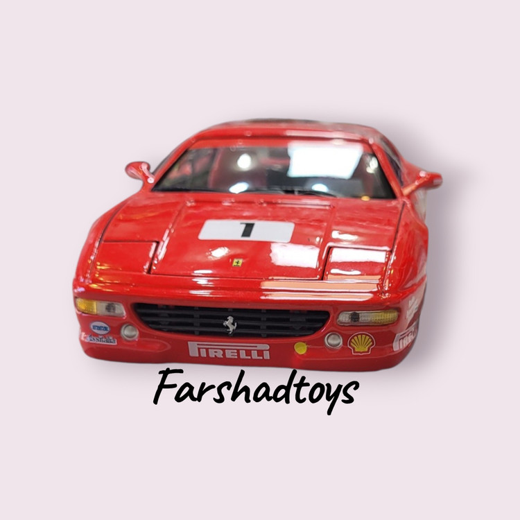 ماکت فلزی Ferrari F355 Challenge بوراگو نمای جلو مسابقه ای