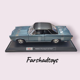 جعبه ماکت پونتیاک GTO مدل 1965 مایستو مقیاس 1 به 18