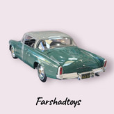نمای عقب ماکت Studebaker Starliner 1953 سبز رنگ برند Maisto