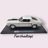 ماکت Ford Mustang GT Cobra Jet 1968 رنگ سفید مقیاس 1:18