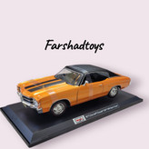 ماکت شورلت Chevelle SS 454 مدل 1971 رنگ نارنجی برند مایستو مقیاس 1:18