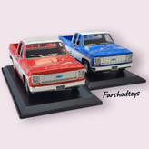 ماکت فلزی Chevrolet C10 Cheyenne Super 1974 برند مایستو نمای جلو