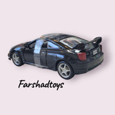 نمای عقب ماکت کلکسیونی Toyota Celica GT-S مشکی با بال اسپرت