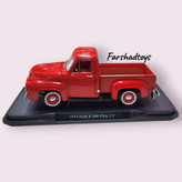 نمای جانبی ماکت Ford F100 Pick Up 1953 قرمز برند یاتمینگ مقیاس 1:18 فرشاد تویز