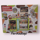 سوپرمارکت اسباب بازی Inbealy مدل Dream Supermarket با صندوق فروشگاهی و دستگاه قهوه ساز | فرشاد تویز