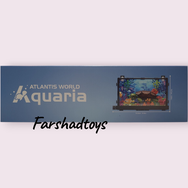 لگو آکواریوم لاکپشت دریایی Atlantis World Aquaria برند ZB مدل 7024 با 753 قطعه | فرشاد تویز