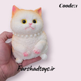 فیجت ضد استرس گربه چاق نرم و اسکویشی مناسب کودکان و بزرگسالان | FarshadToys