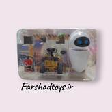 ست فیگور WALL-E و EVE با لوازم جانبی از انیمیشن وال ای | FarshadToys