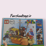 لگو کشتی پرنده باوزر طرح سوپر ماریو MG1302 با 483 قطعه | فرشاد تویز