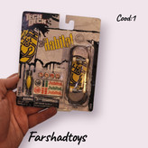 اسکیت برد انگشتی Tech Deck طرح Habitat زرد به همراه ابزار و لوازم جانبی