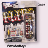 فینگربرد Tech Deck طرح شعله آتش همراه ابزار مخصوص تنظیم