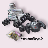 ربات کنترلی Robot Dog 8 چرخ با قابلیت شلیک تیر ژله ای