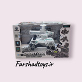 ربات کنترلی Robot Dog 8 چرخ با قابلیت شلیک تیر ژله ای