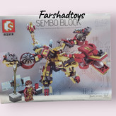 ساختنی لگو Iron Man MK42 مدل 60021 دو حالته 2in1 برند Sembo Block