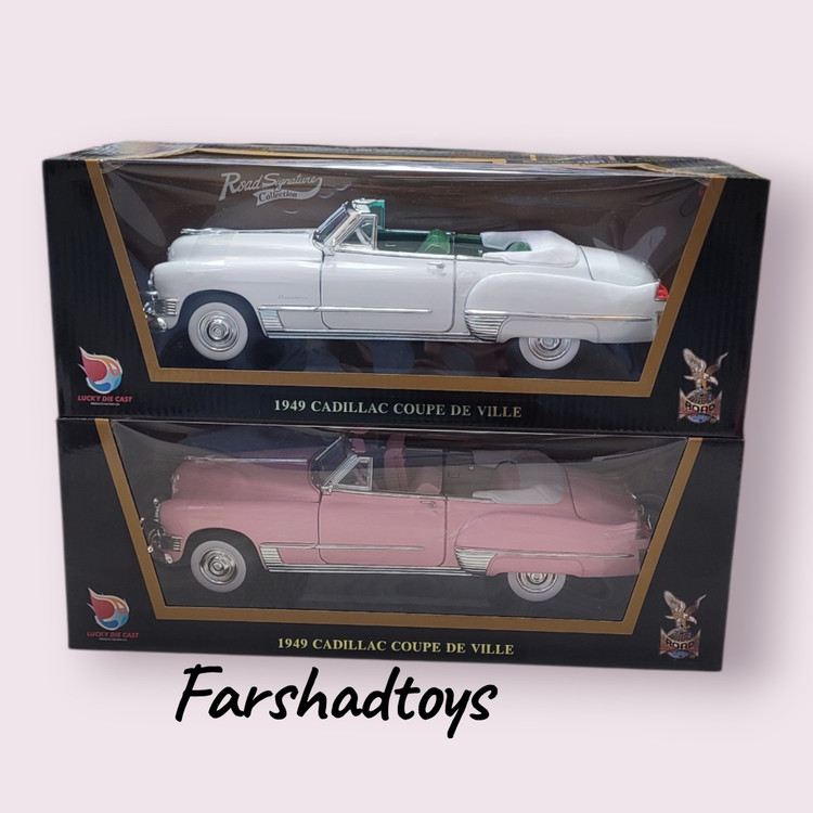 نمای جانبی ماکت Cadillac Coupe DeVille Convertible 1949 یاتمینگ مقیاس 1:18 فرشاد تویز