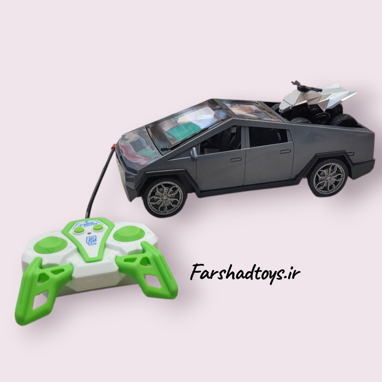 ماشین کنترلی سایبرتراک دودزا مدل T-PICKUP به همراه موتور چهارچرخ ATV و ریموت کنترل