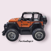 بسته بندی ماشین کنترلی جیپ آفرود KRC مدل Metal Climbing رنگ نارنجی | Farshadtoys