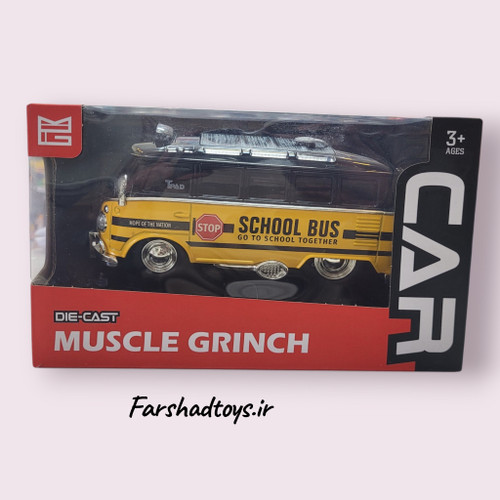 ماکت فلزی اتوبوس دودزا مدرسه کلاسیک School Bus مدل Die-Cast