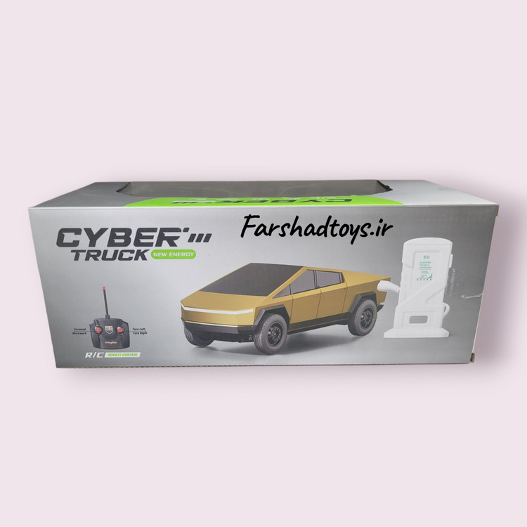 جعبه ماشین کنترلی Cyber Truck مدل آفرود الکتریکی با طراحی مشابه Tesla Cybertruck