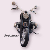 نمای روبهرو ماکت موتور فلزی BMW R18 برند Welly