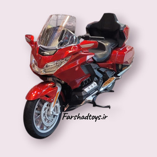 نمای روبهرو ماکت موتور فلزی هوندا Goldwing برند Welly