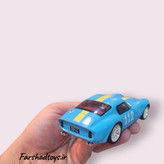 ماکت ماشین کلاسیک Ferrari 250 GTO آبی نمای عقب