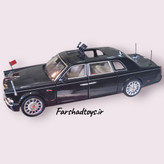 ماکت ماشین فلزی Hongqi L5 مشکی نمای سه رخ بغل
