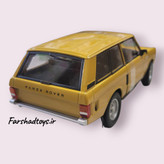 نمای عقب ماکت ماشین فلزی Land Rover Range Rover 1970 با نوشته Range Rover و جعبهدار در فرشاد تویز