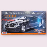 نمای جلوی جعبه ماکت Mercedes-Benz SLR McLaren برند Motor Max سری Timeless Legend مقیاس 1:12 در فرشاد تویز