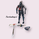 فیگور بلک نایت Fortnite با سلاح و سپر از فرشاد تویز