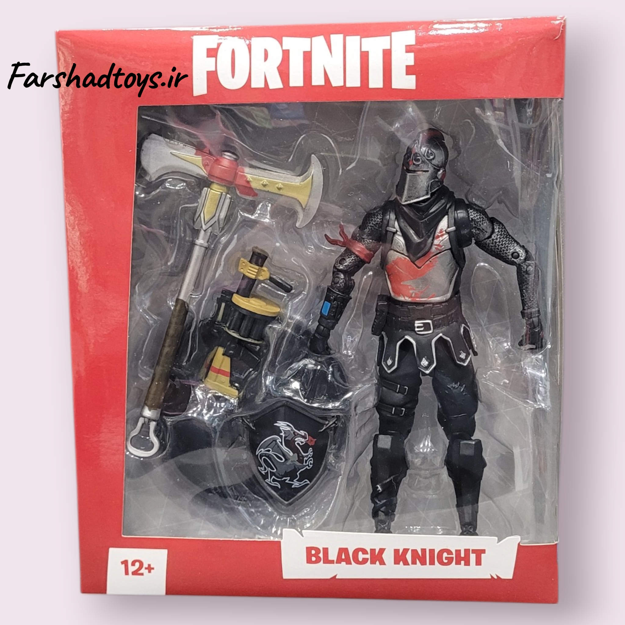 اکشن فیگور فورتنایت Black Knight جعبهدار 17 سانتی فرشاد تویز
