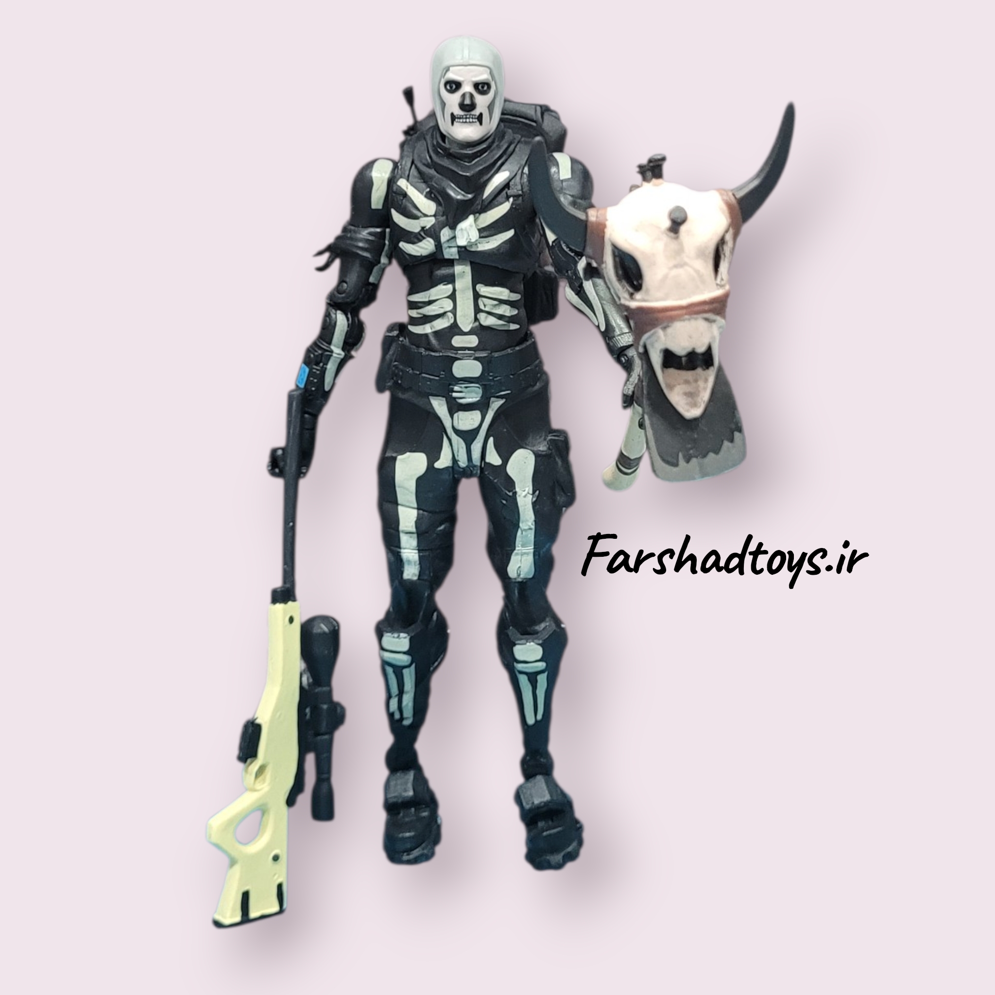 فیگور اسکال تروپر Fortnite با سلاح و لوازم جانبی از فرشاد تویز