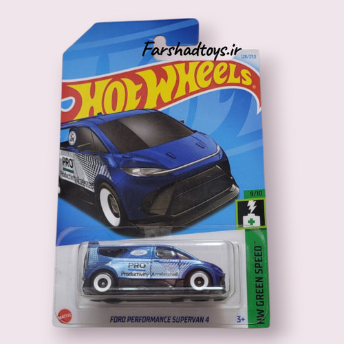 ماشین هات ویلز Ford Performance SuperVan 4 آبی سری HW Green Speed فرشاد تویز