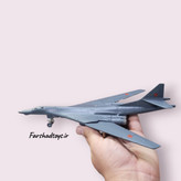 ماکت هواپیمای TU-160 کایوی مدل LZ11 رنگ خاکستری مقیاس 1:200