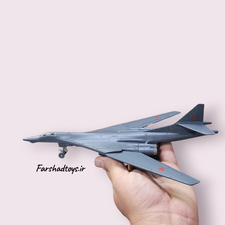 ماکت هواپیمای TU-160 کایوی مدل LZ11 رنگ خاکستری مقیاس 1:200