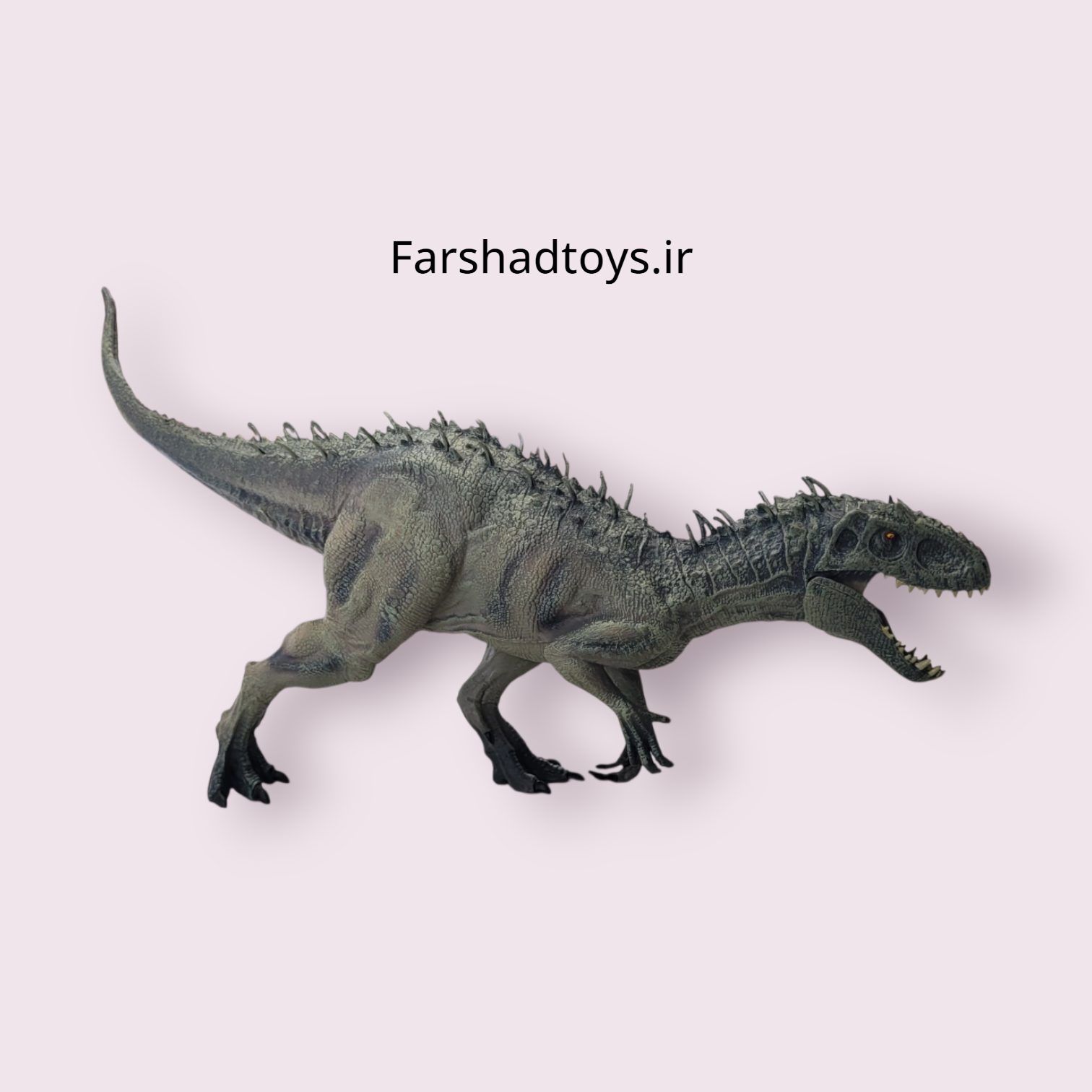 فیگور دایناسور گوشت‌خوار ۴۰ سانتی مدل F9988825 با فک متحرک و جزئیات بدنه در فرشاد تویز