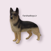 نمای روبهرو فیگور حیوانات سگ ژرمن شپرد کوچک Paradise Animal مدل 127-1482 در فرشاد تویز