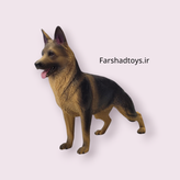 نمای سه رخ از فیگور حیوانات سگ ژرمن شپرد Paradise Animal مدل 127-1039 در فرشاد تویز