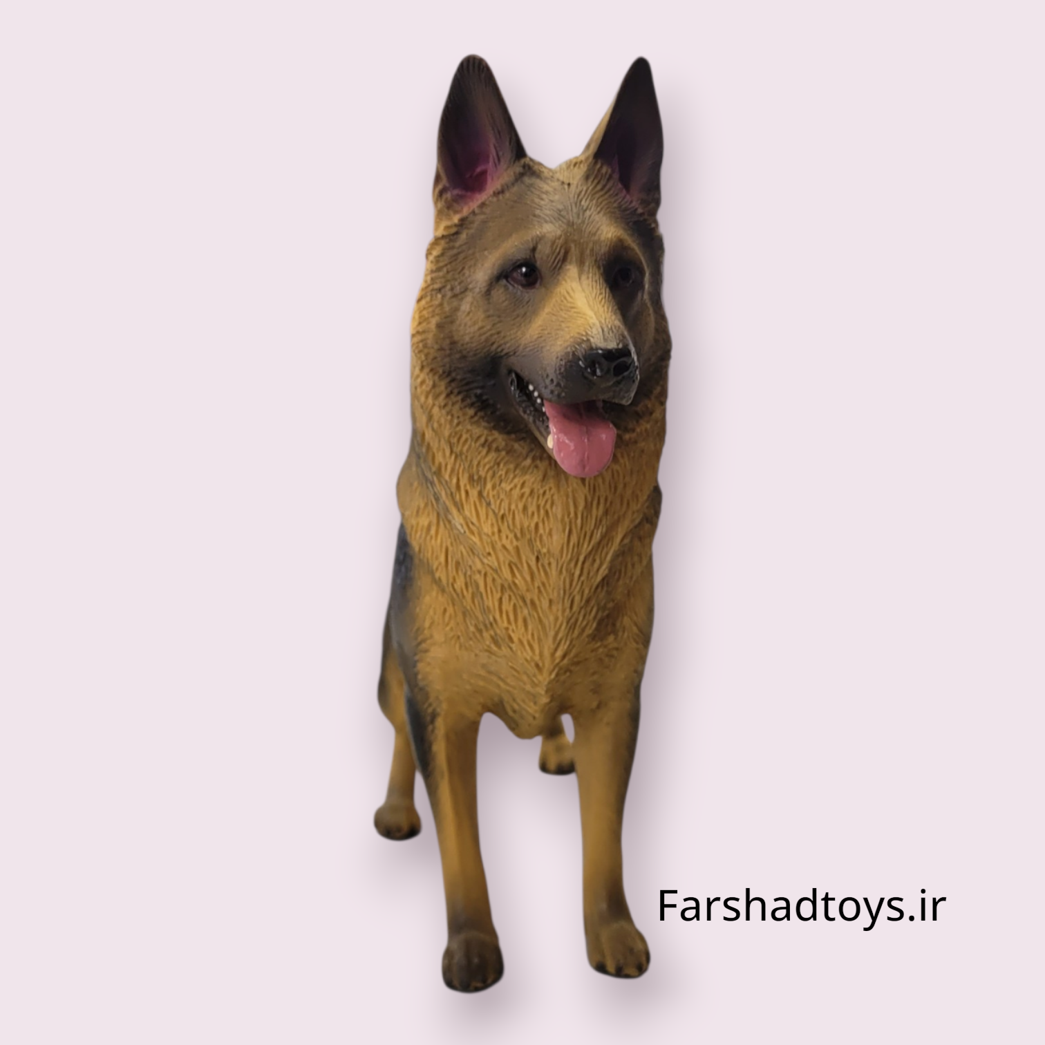 نمای روبه‌رو فیگور حیوانات سگ ژرمن شپرد Paradise Animal مدل 127-1039 در فرشاد تویز