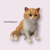 فیگور حیوانات گربه نشسته Paradise Animal مدل 127-3624 نمای روبهرو