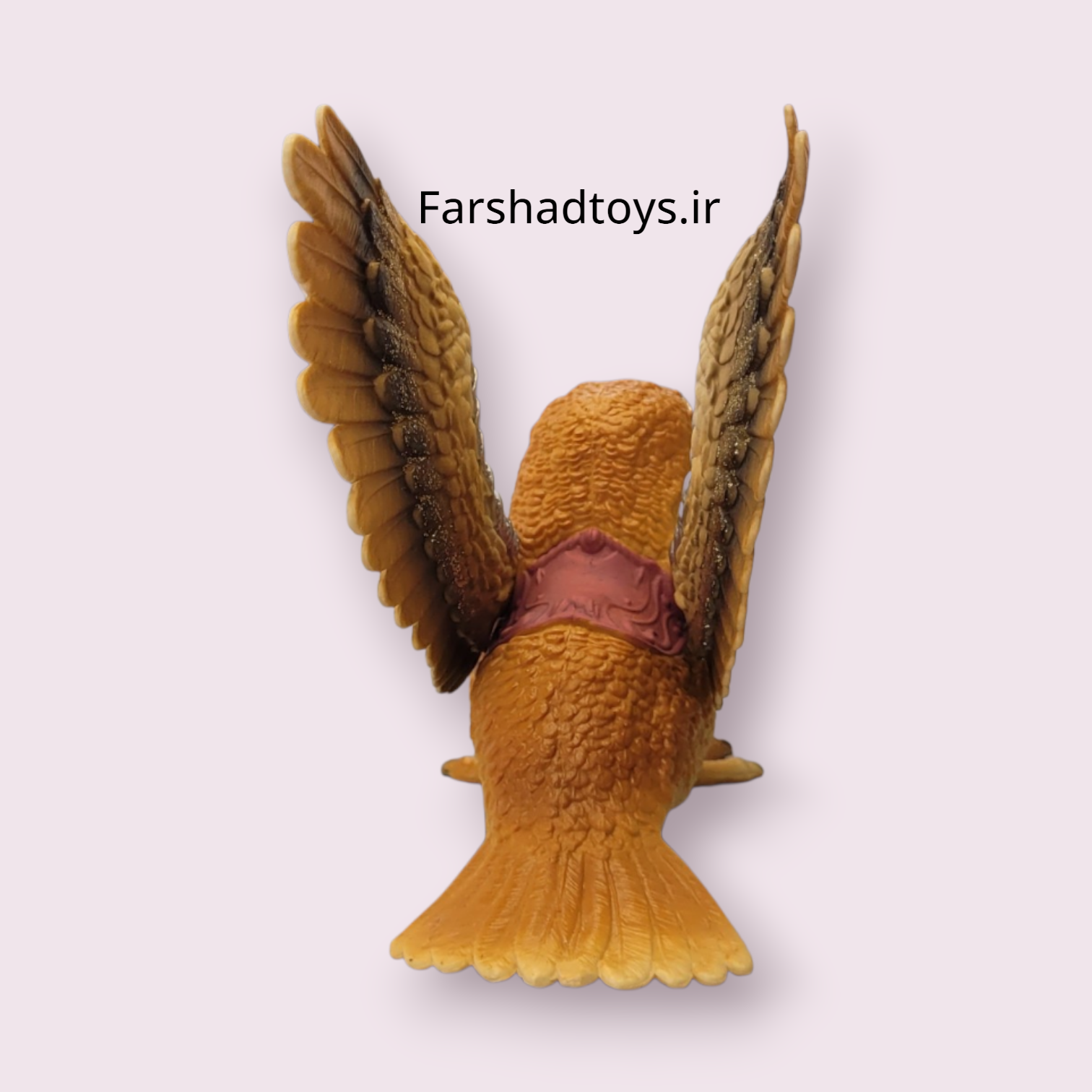 نمای پشت فیگور حیوانات جغد بالباز Paradise Animal کد 127-3542 با بالهای باز در فرشاد تویز
