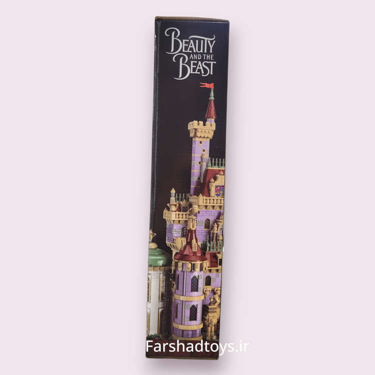 نمای کناری دیگر جعبه لگو قلعه دیو و دلبر 2916 قطعه مدل Beauty and the Beast کد 53150 در فرشاد تویز