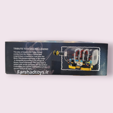 نمای کناری جعبه لگو کشتی دزدان دریایی داخل بطری جی استار مدل Impossible Pirate Bottle کد JJ9026 در فرشاد تویز