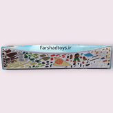 نمای کناری جعبه ساختنی قایق موانا BELA مدل 10663 و فهرست قطعات داخل مجموعه