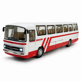 ماکت اتوبوس مرسدس بنز 302 سفید قرمز نمای سه رخ فرشاد تویز